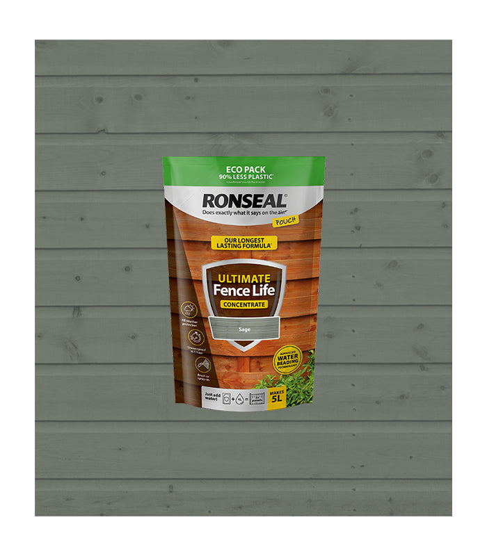 Ronseal Ultimate Fence Life Concentrate - 950ml - Sage