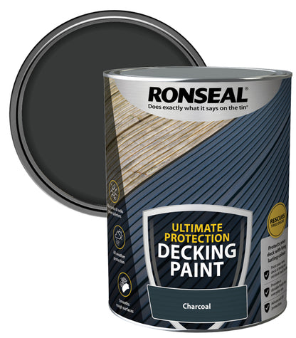 Ronseal Ultimate Protection Decking Paint - 5L - Charcoal