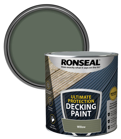 Ronseal Ultimate Protection Decking Paint - 2.5L - Willow