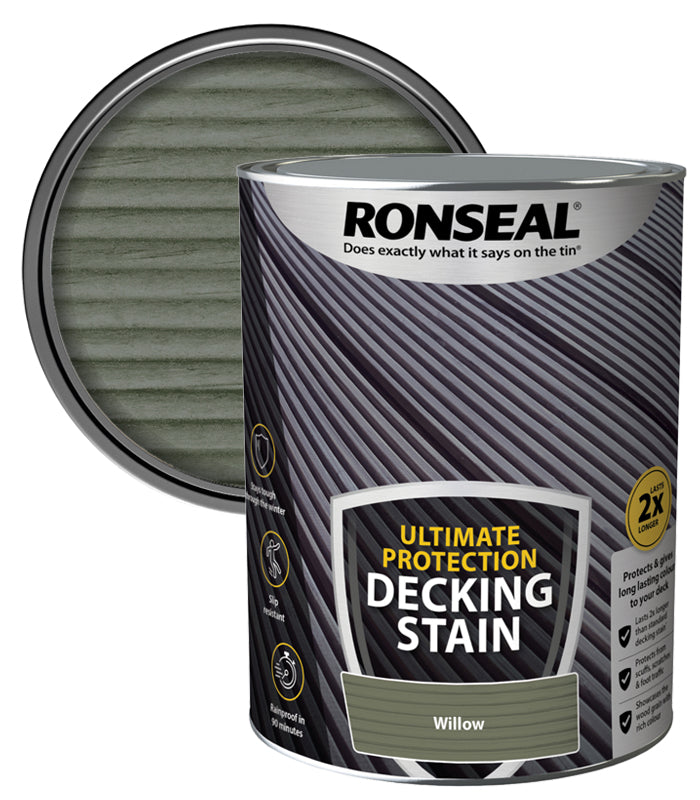 Ronseal Ultimate Decking Stain - 5L - Willow
