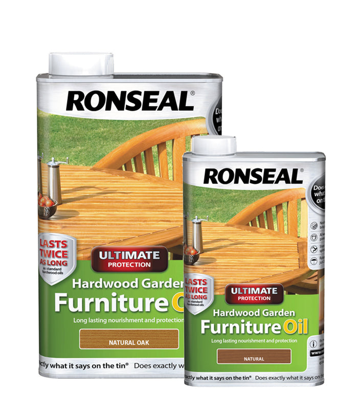 Ronseal Ultimate Protection Hardwood Furniture Oil - All Sizes - All Colours