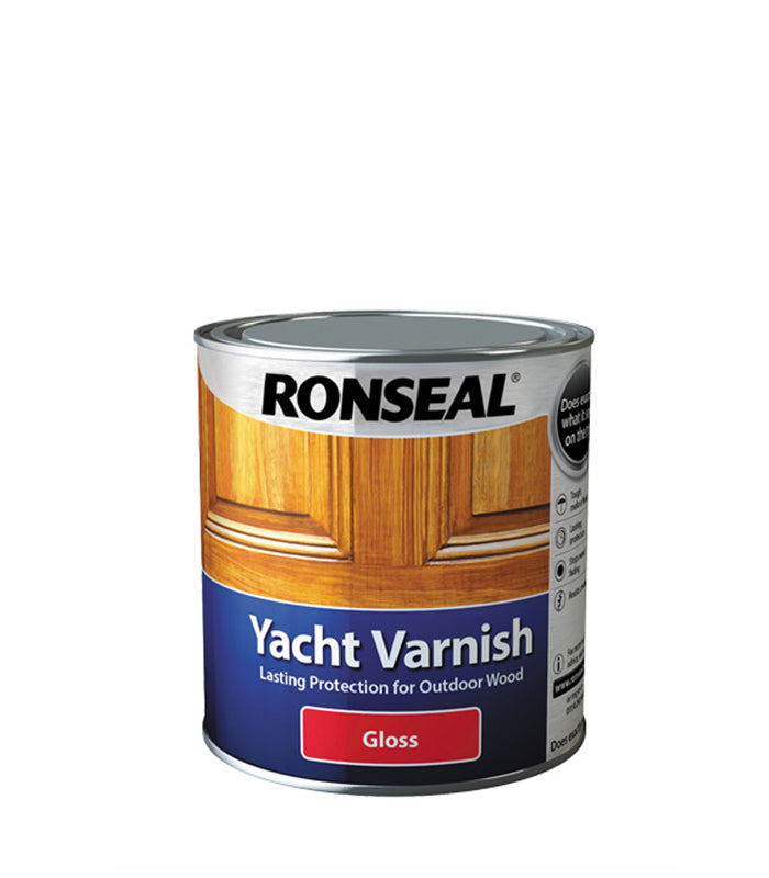 Ronseal Exterior Yacht Wood Varnish - Gloss - 1L