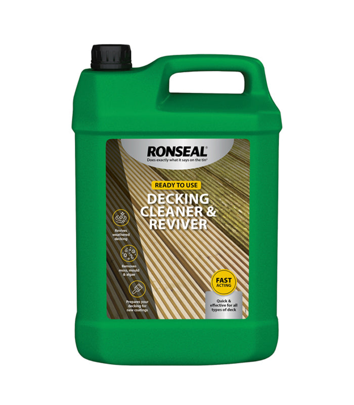 Ronseal Decking Cleaner and Reviver - 5L