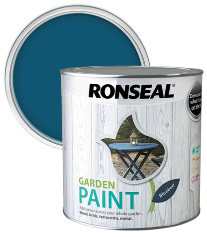 Ronseal Garden Paint - Bluebell - 2.5 Litre