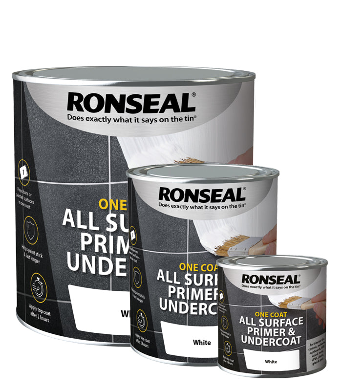 Ronseal One Coat All Surface Primer and Undercoat - White
