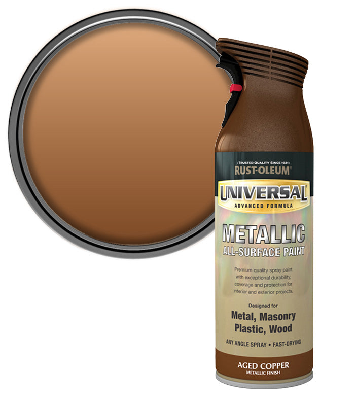 Rust-Oleum 260728 Universal Paint & Primer Metallic Spray Paint