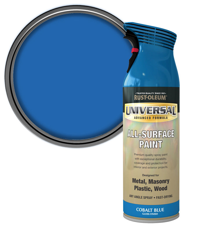 Rust-Oleum Universal All Surface Spray Paint - Gloss - Cobalt Blue - 400ml