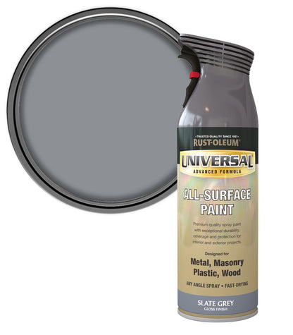 Rust-Oleum Universal All Surface Spray Paint - Gloss - Slate Grey - 400ml
