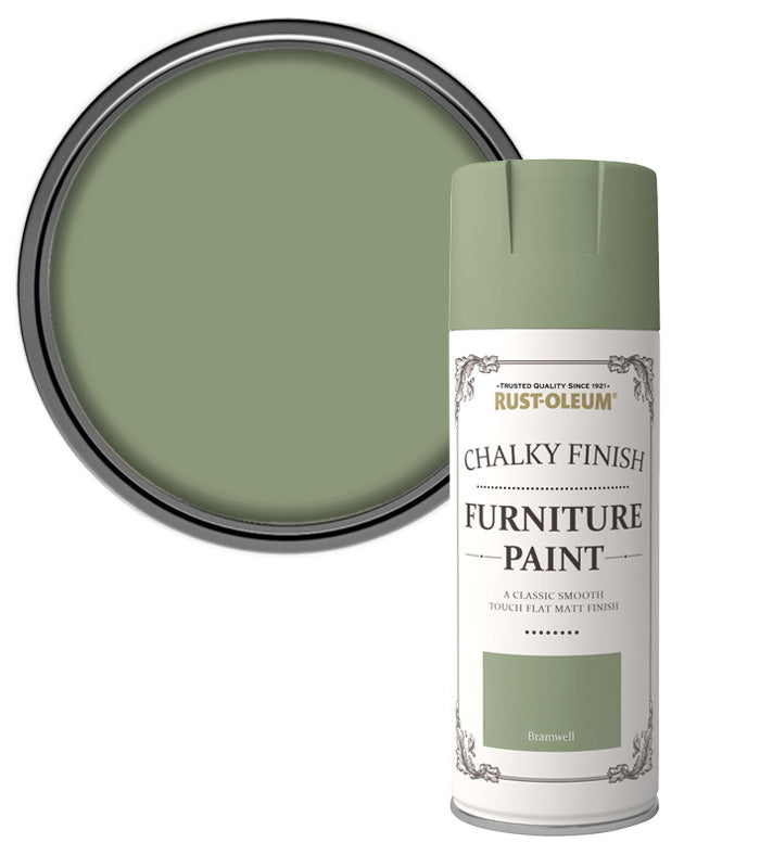 Rust-Oleum Anthracite Flat matt Furniture paint, 400ml Spray can