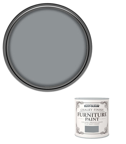 Rust-Oleum Chalk Chalky Furniture Paint Anthracite 125ml