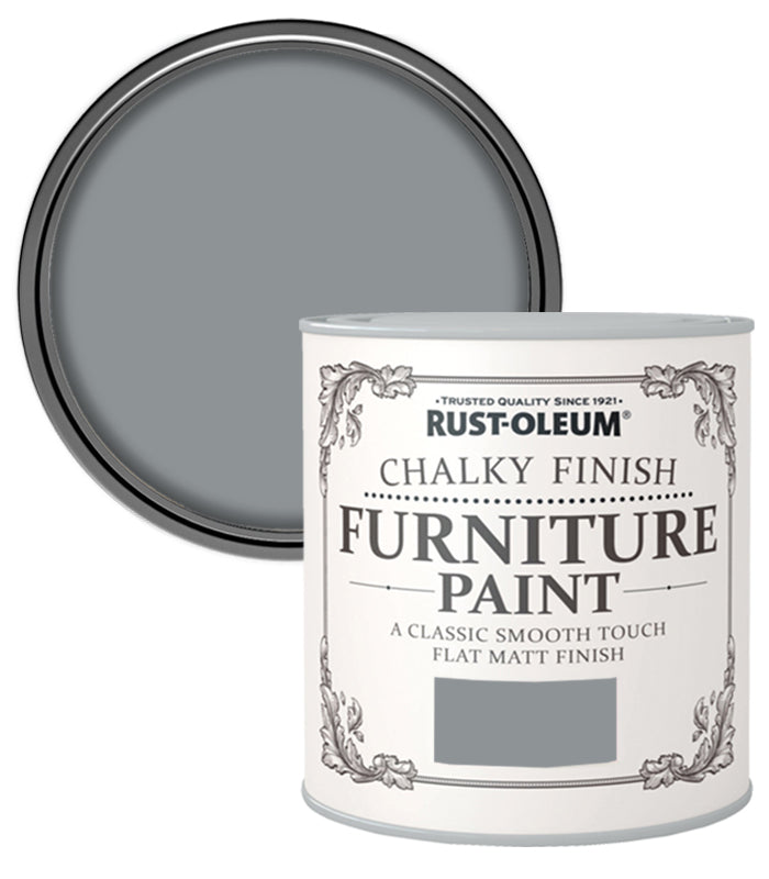 Rust-Oleum Chalk Chalky Furniture Paint Anthracite 2.5L