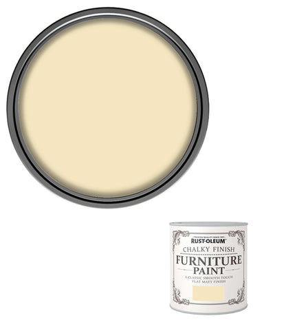 Rust-Oleum Chalk Chalky Furniture Paint Clotted Cream 125ML