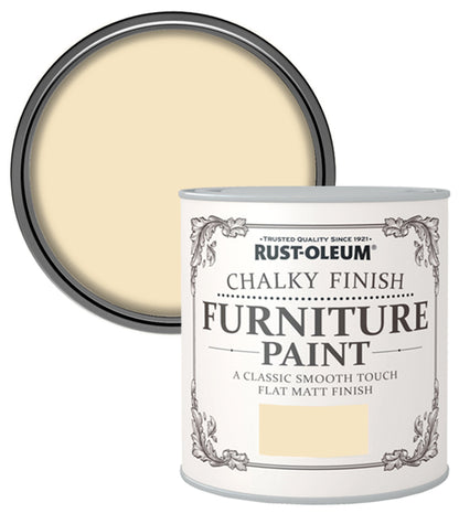 Rust-Oleum Chalk Chalky Furniture Paint Clotted Cream 2.5L