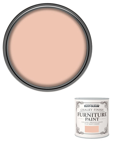 Rust-Oleum Chalk Chalky Furniture Paint Coral 125ML