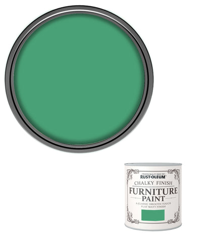 Rust-Oleum Chalk Chalky Furniture Paint Emerald 125ML