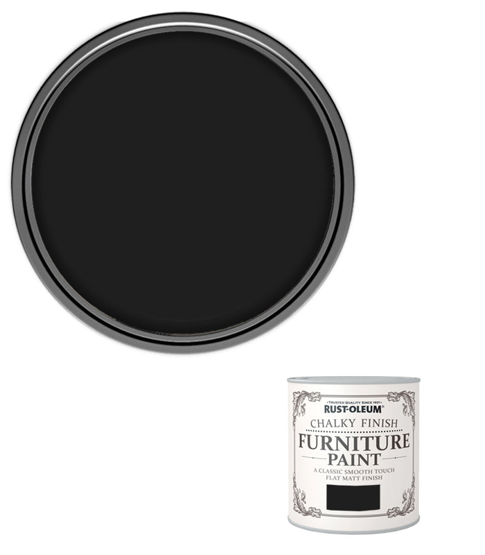 Rust-Oleum Chalk Chalky Furniture Paint Natural Charcoal 125ML