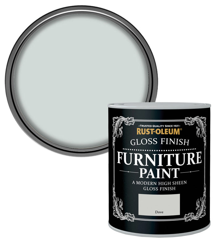 Rust-Oleum Gloss Furniture Paint - Dove - 750ML