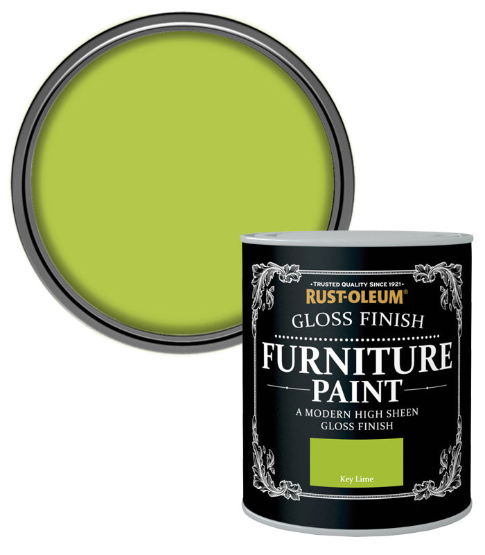 Rust-Oleum Gloss Furniture Paint - Key Lime - 750ML