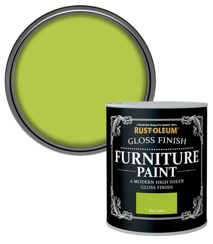 Rust-Oleum Gloss Furniture Paint - Key Lime - 750ML