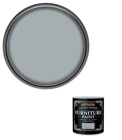 Rust-Oleum Gloss Furniture Paint - Mineral Grey - 125ML
