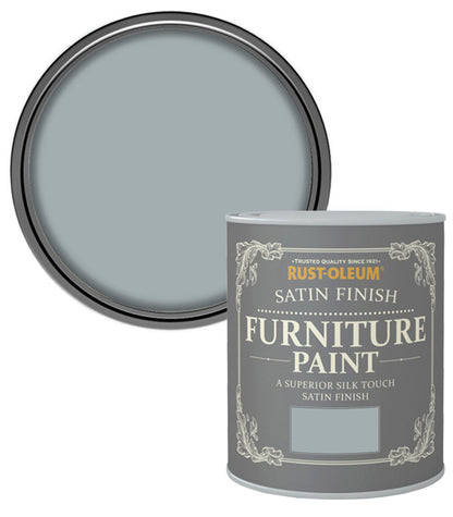 Rust-Oleum Satin Furniture Paint - Mineral Grey - 750ML