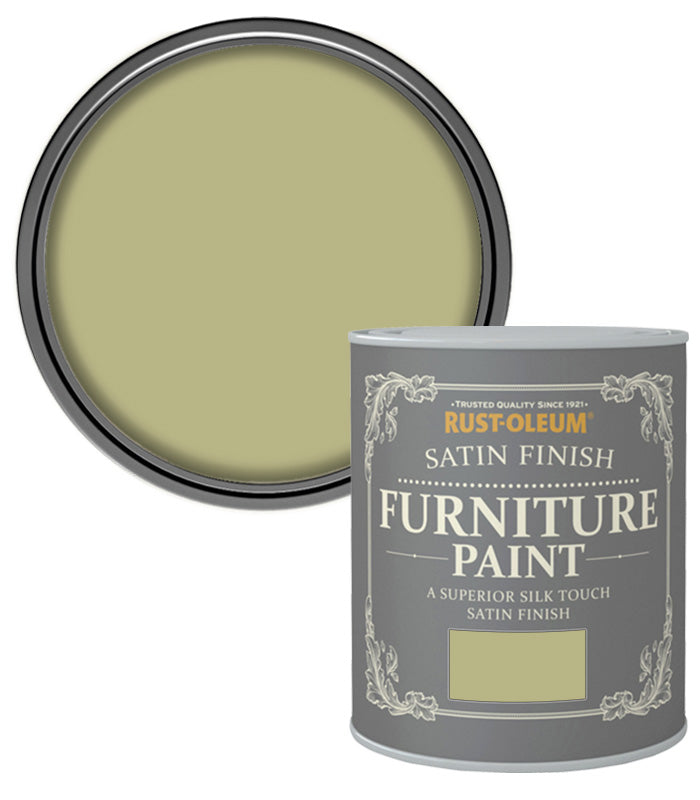 Rust-Oleum Satin Furniture Paint - Sage Green - 750ML