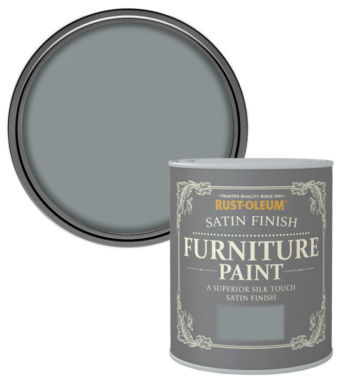 Rust-Oleum Satin Furniture Paint - Slate - 750ML
