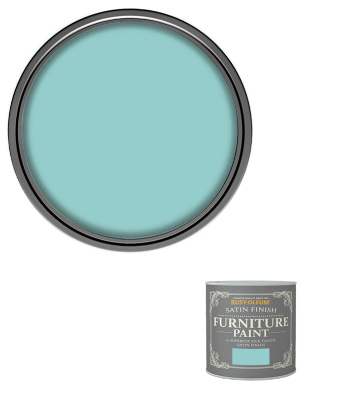 Rust-Oleum Satin Furniture Paint - Teal - 125ML