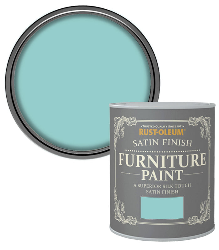 Rust-Oleum Satin Furniture Paint - Teal - 750ML
