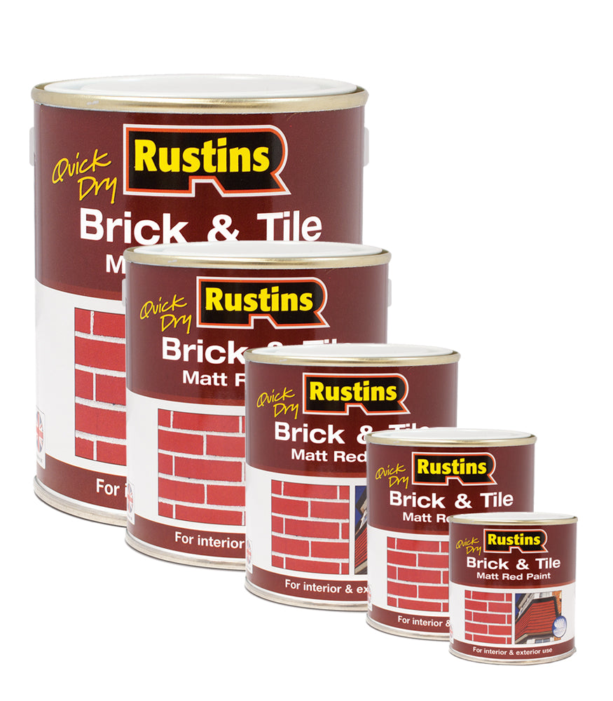Rustins Quick Dry Brick & Tile Matt Red Paint