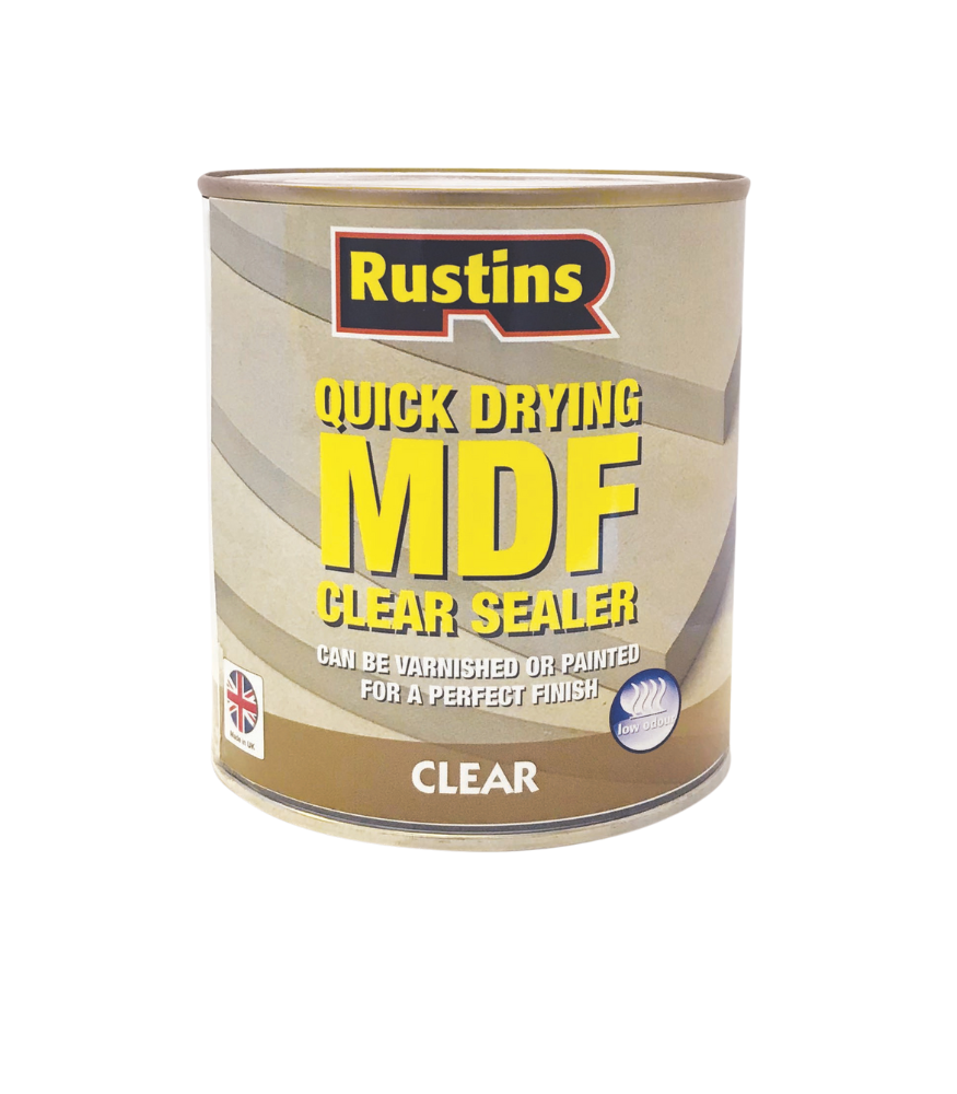 Rustins Quick Drying MDF Sealer Clear - 2.5 Litre