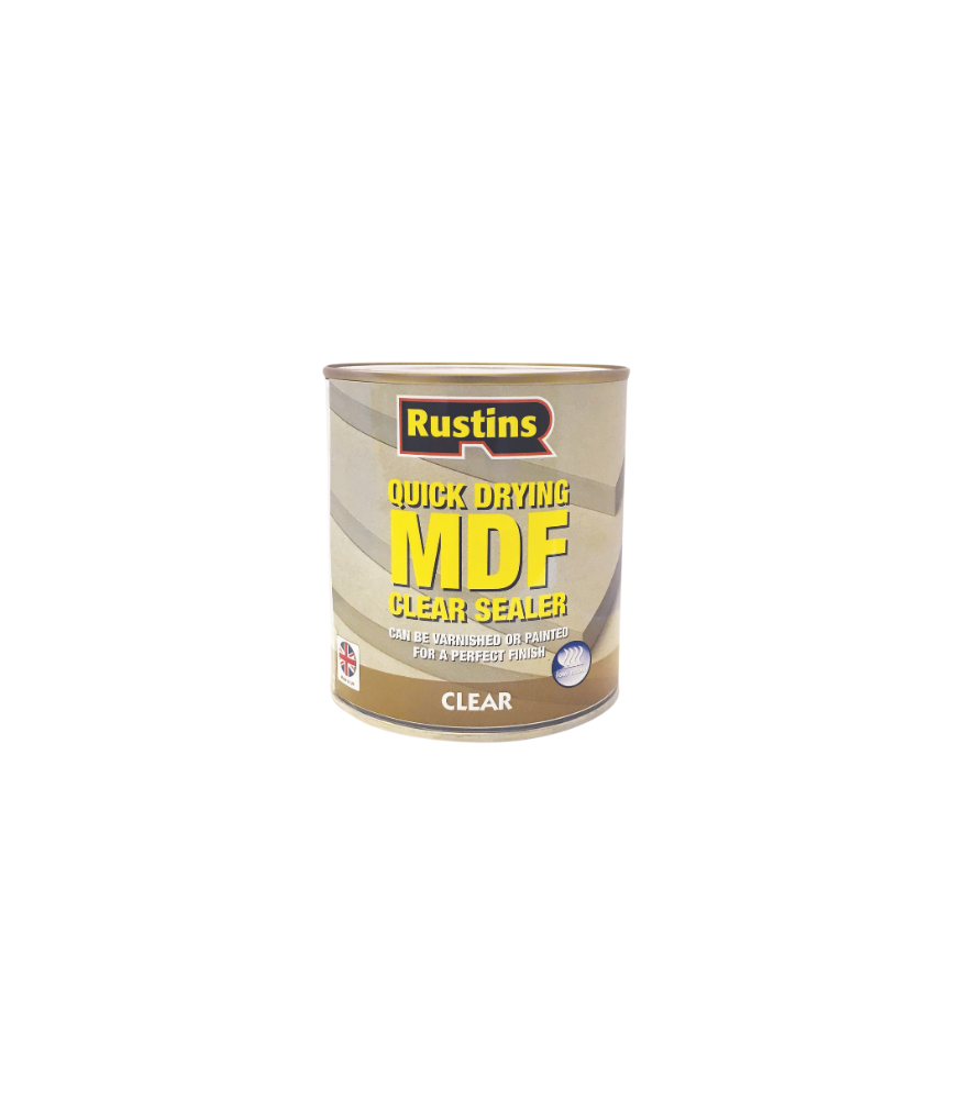 Rustins Quick Drying MDF Sealer Clear - 250ml