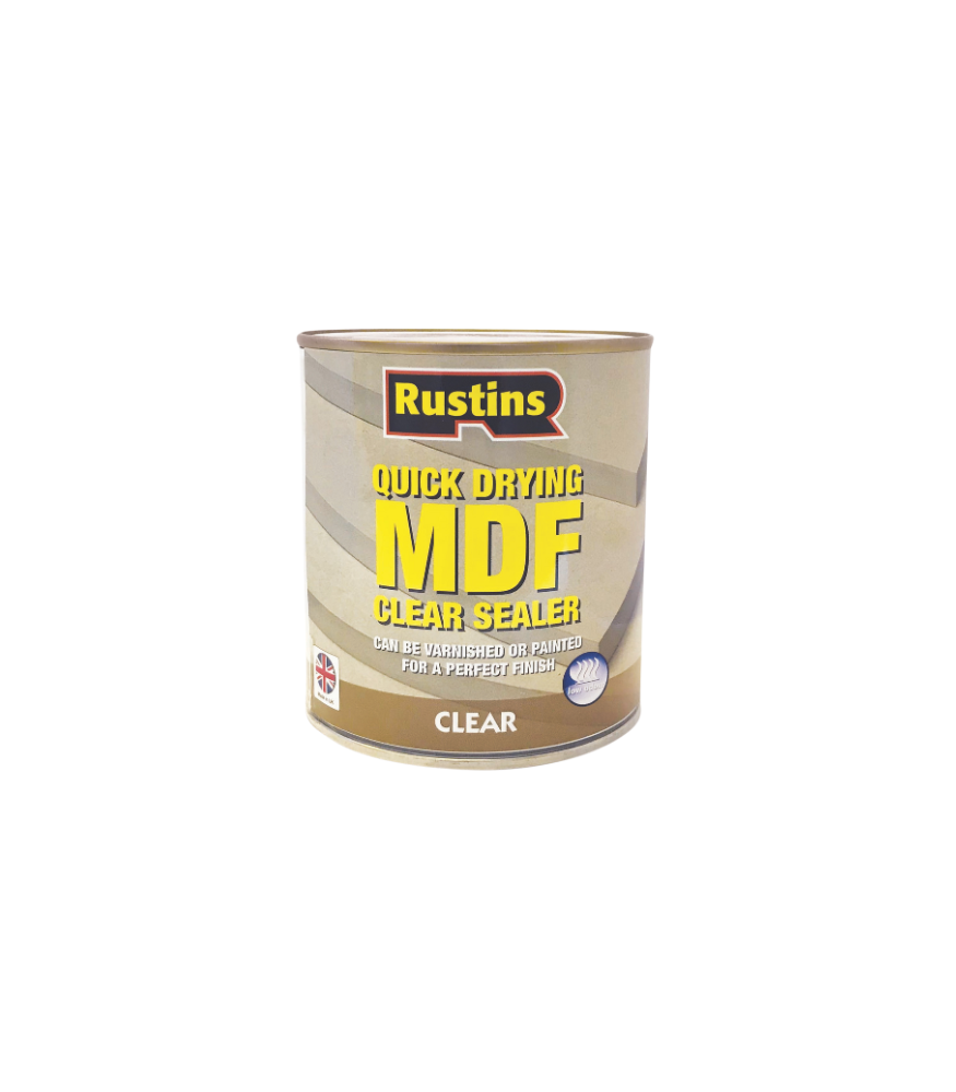 Rustins Quick Drying MDF Sealer Clear - 500ml