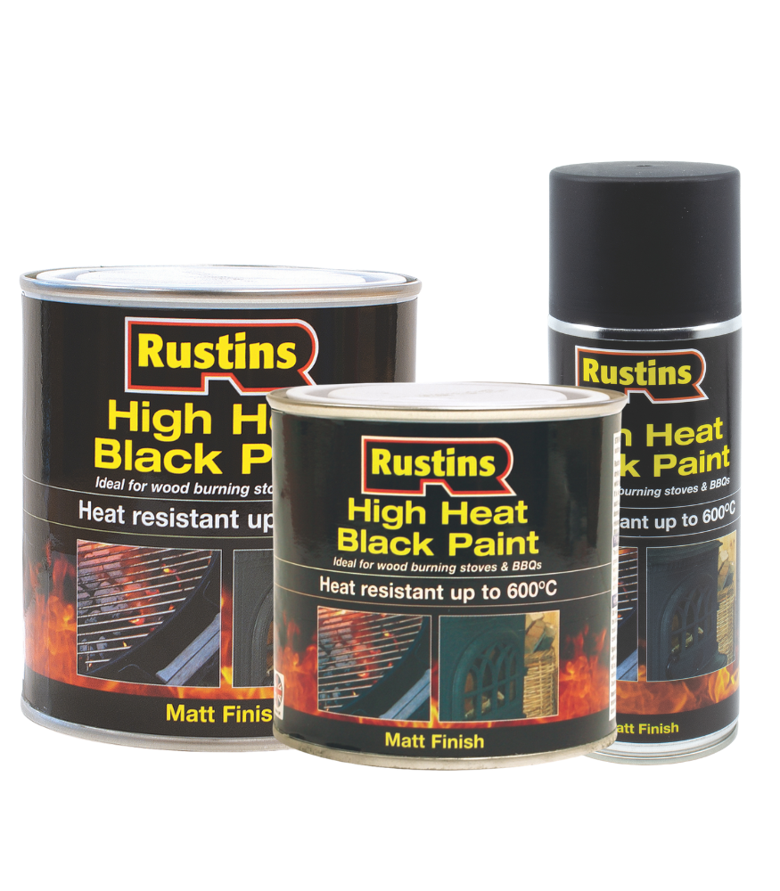 Rustins High Heat Black Paint