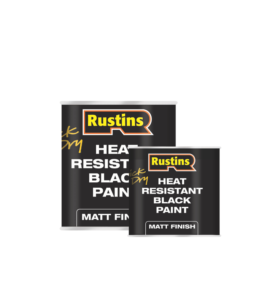 Rustins Heat Resistant Black Paint
