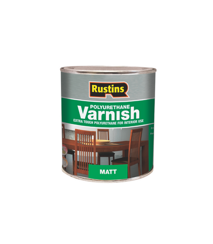 Rustins Quick Dry Polyurethane Varnish Clear - Matt - 1 Litre