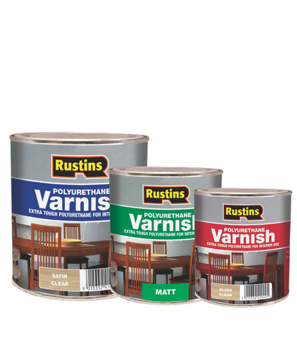 Rustins Quick Dry Polyurethane Varnish - Clear