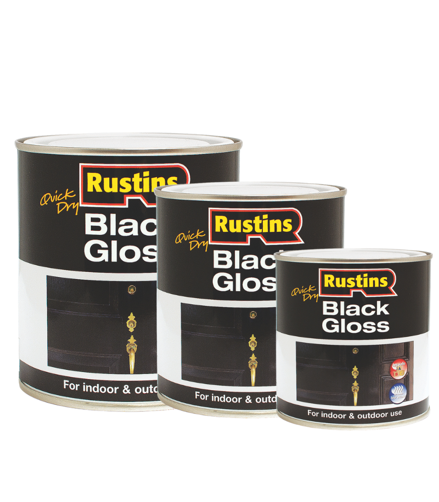 Rustins Quick Dry Black Gloss