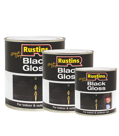 Rustins Quick Dry Black Gloss