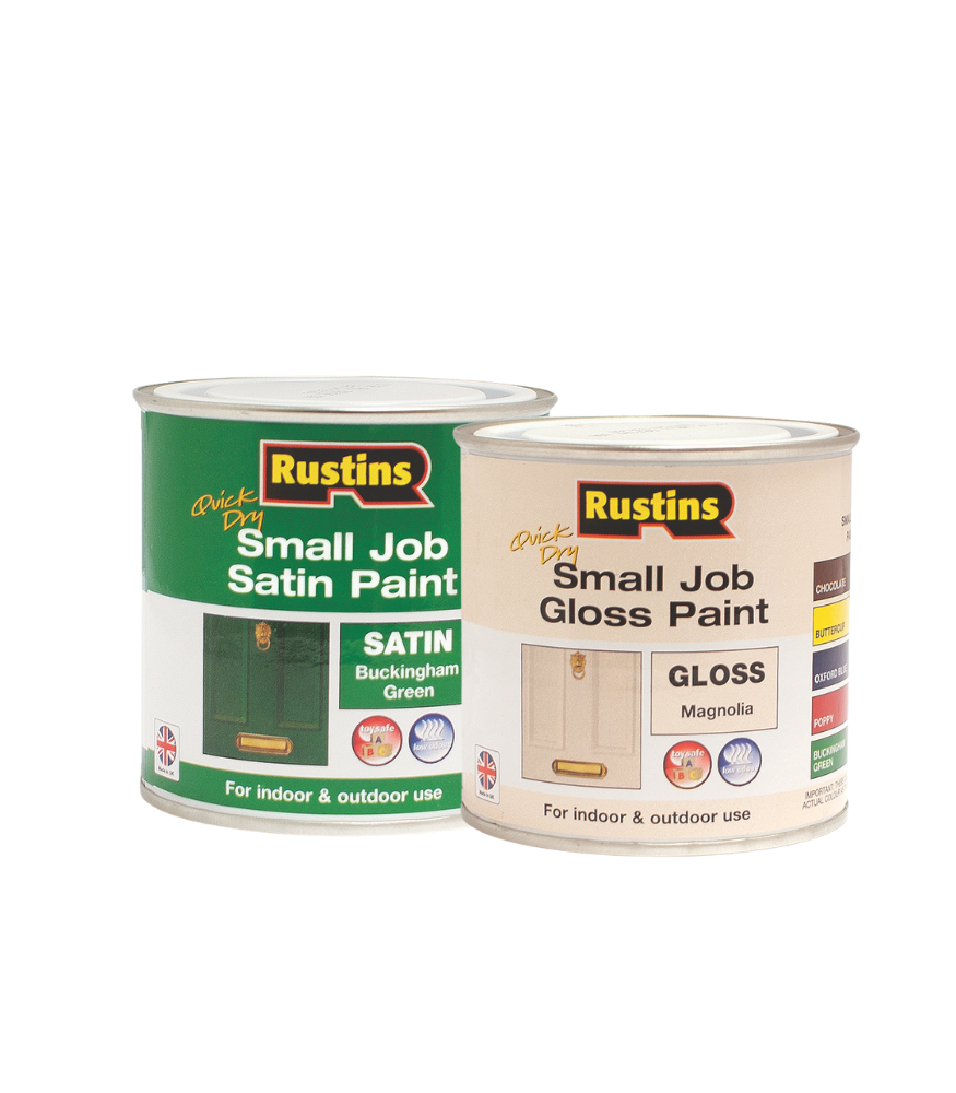 Rustins Quick Dry Small Job Paint - Gloss or Satin