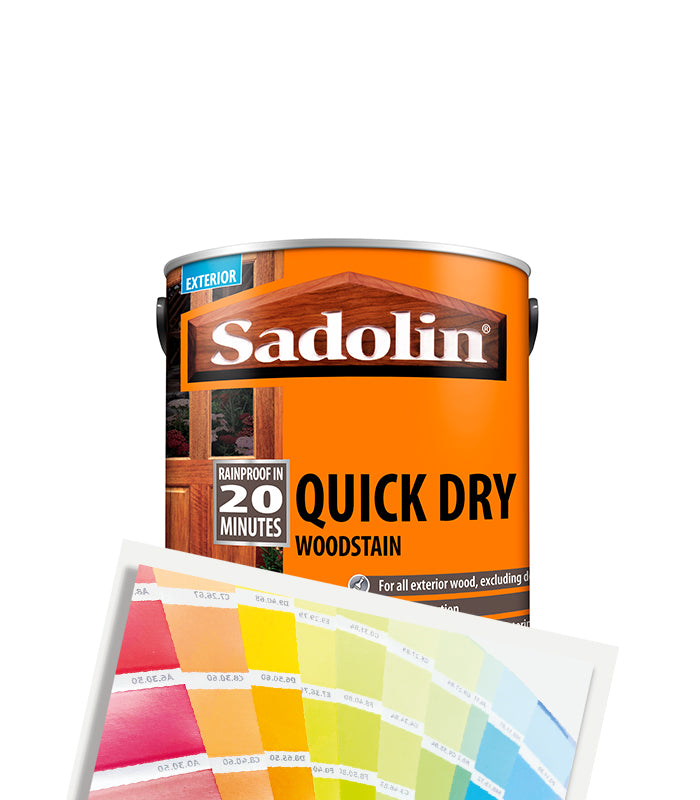 Sadolin Quick Dry Woodstain - 2.5L - Tinted Mixed Colour
