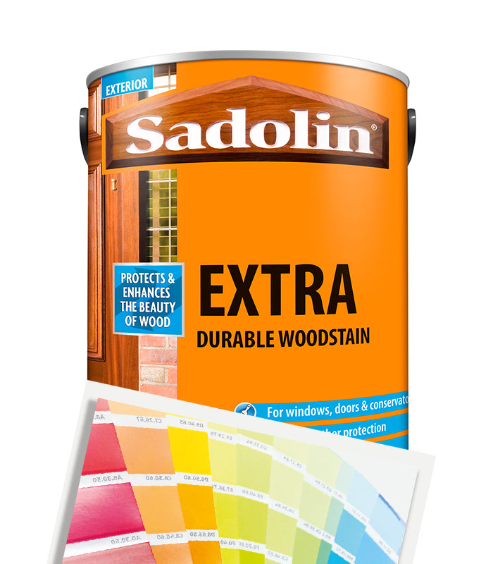 Sadolin Extra Durable Woodstain - 5L - Tinted Mixed Colour