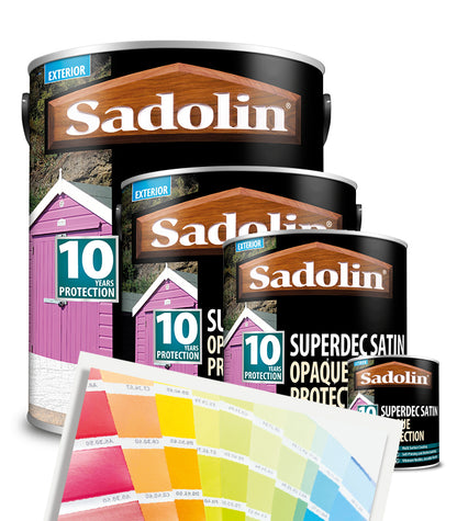 Sadolin Superdec Satin Opaque Wood Protection - Tinted Colour Match