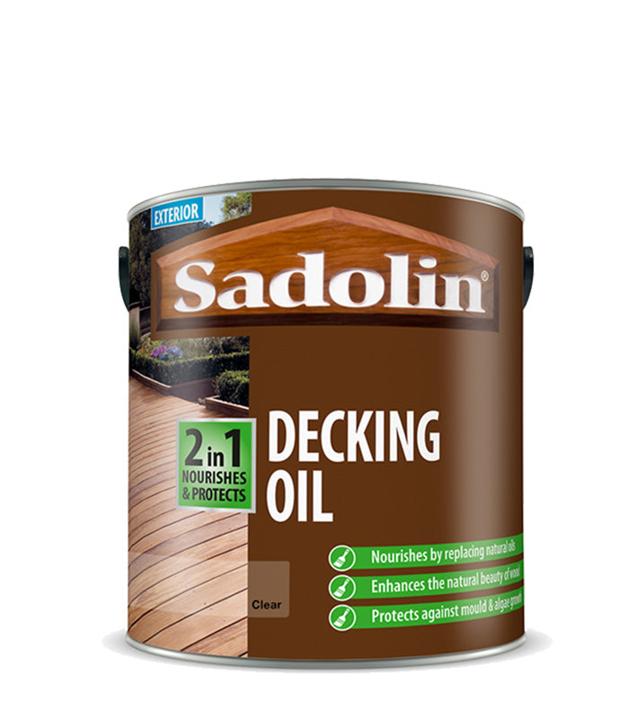 Sadolin 2 in 1 Decking Oil - 2.5 Litre
