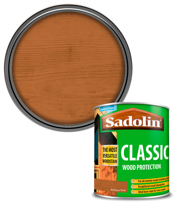 Sadolin Classic All Purpose Woodstain - Antique Pine - 1L