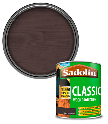 Sadolin Classic All Purpose Woodstain - Dark Palisander - 1L
