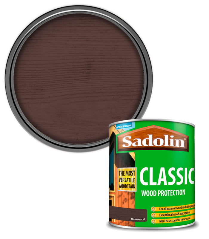Sadolin Classic All Purpose Woodstain - Rosewood - 1L