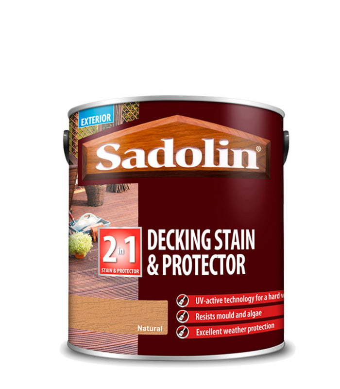 Sadolin Decking Stain and Protector - All Colours - 2.5 Litres
