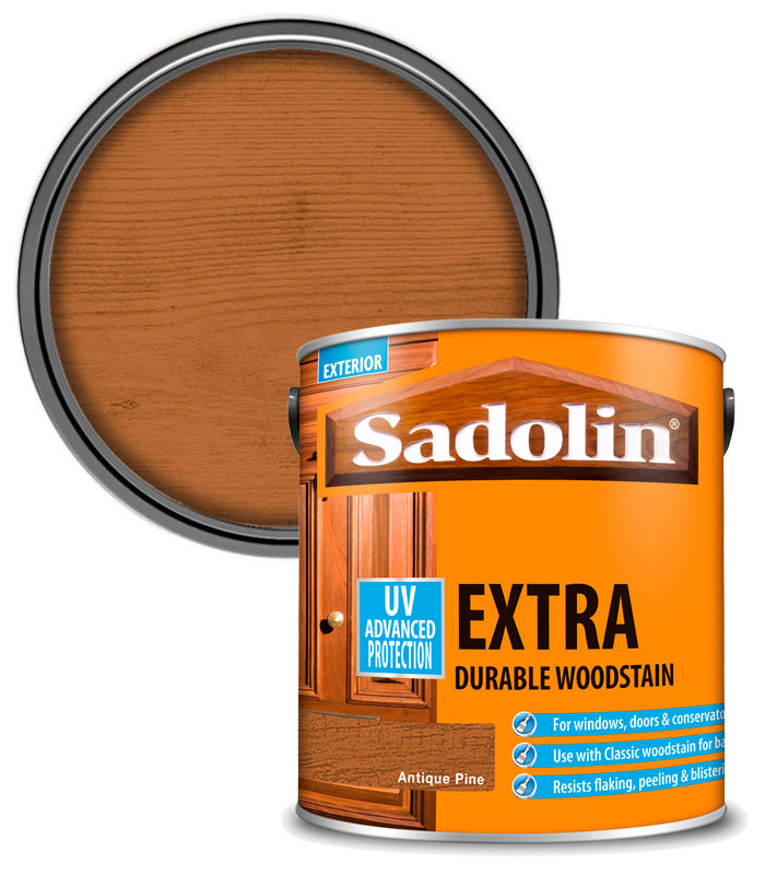 Sadolin Extra Durable Woodstain - Antique Pine - 2.5L