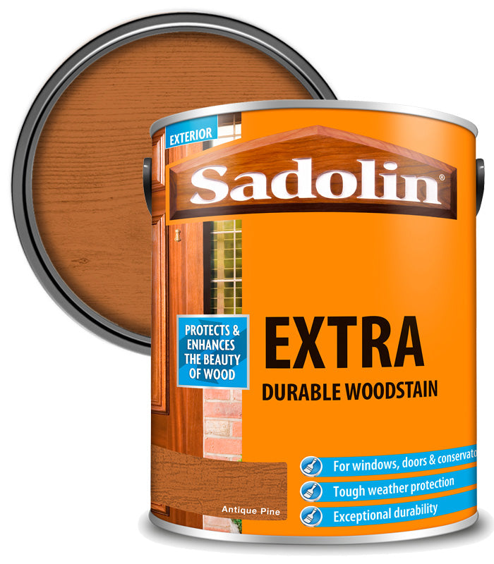 Sadolin Extra Durable Woodstain - Antique Pine - 5L